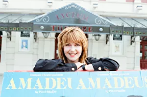 Toyah Willcox, Singer and Actress, pictured outside the Lyceum Theatre in Sheffield
