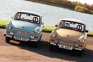 Trabants owned by father and son November 1998 Ian and Colin McLean