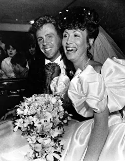 Groom Prints: Track star Tom McKean and his childhood sweetheart Yvonne Fraser after their wedding