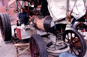 Traction engine mad John Bainbridge who is hoping to restore this steam engine to its