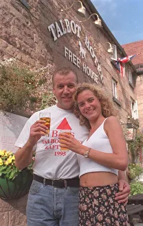 Tracy Shaw actress who plays Maxine in the TV series Coronation Street with her dad Karl