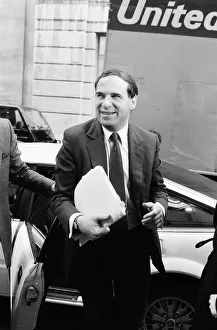 00429 Prints: Trade and Industry Secretary Leon Brittan arrives at the Royal Society of Arts in London