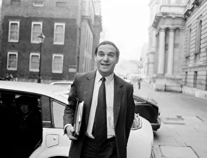 00429 Prints: Trade and Industry Secretary Leon Brittan leaving Downing Street after a Cabinet meeting
