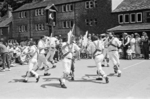Traditional dancers from all over Britain brought colour to Thunderbridge at the weekend