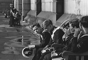 00364 Prints: Trafalgar Square London October 1967 Battle of Trafalgar Commemoration