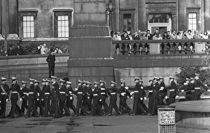 00364 Prints: Trafalgar Square London October 1967 Battle of Trafalgar Commemoration