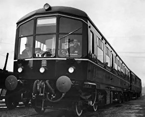 Electric Prints: The train of the future? This pic shows excellent view from drivers cab of a new