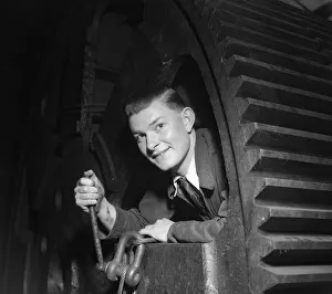 Trainee mechanic seen here at work. Part of the Daily Herald Youth in Industry Feature