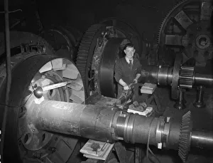 01305 Prints: Trainee mechanic seen here at work. Part of the Daily Herald Youth in Industry Feature