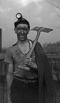 Trainee miner seen here at work. Part of the Daily Herald Youth in Industry Feature 6th