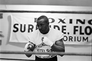 00199 Prints: Training shots leading upto Boxing Heavyweight title fight between Sonny Liston