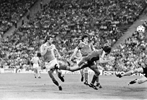 Core92 Prints: Trevor Francis scores Nottingham Forest goal 1979 European Cup Final in Olympic Stadium