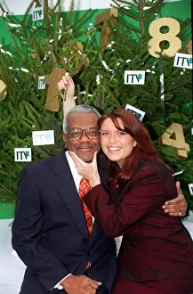 00055 Prints: Trevor McDonald Newsreader December 1997 ITV and the National Missing Persons Helpline