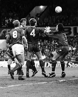 Trevor Senior heads home Boros first goal past Chelsea defender Steve Wicks (no 4