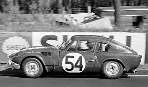 The Triumph Spitfire driven by Claude Dubois and Jean Francois Piot during the Le Mans 24