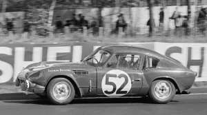 The Triumph Spitfire driven by David Hobbs and Rob Slotemaker during the Le Mans 24 hour