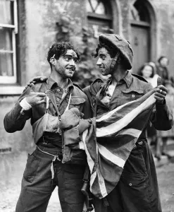 Flag Prints: Troops returning from the biggest ever Combined Operations daylight raid