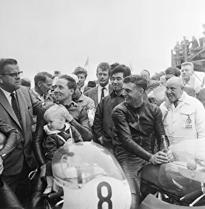 TT Races 250cc Lightweight International. Frank Perris