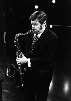 00163 Prints: Tubby Hayes and Andre Previn Jan 1969 At the London Weekend TV studios show Tubby