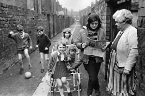 The Tuebrook Bugles first success - the cleaned up backs of the houses in Pringle
