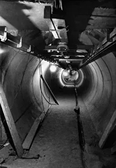 The tunnel beneath the road leading to the new head post office in Newport
