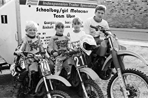 Turning up for a big international youth motocross event at the weekend in Leicestershire