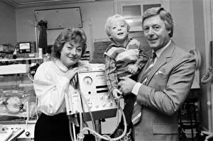 Equipment Prints: TV personality Michael Aspel, who is a vice-president of Bliss