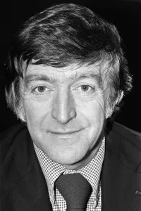 TV personality Michael Parkinson photographed during a recording session for Daily