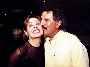 TV presenter Carol Vorderman with her step brother Arthur Rizzi