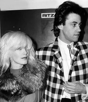 TV Presenter Paula Yates with boyfriend Bob Geldof January 1985 A©mirrorpix
