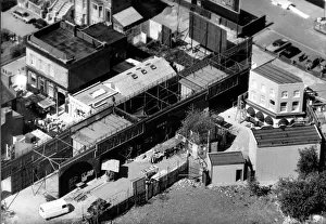 00146 Prints: TV Programme: Eastenders July 1987 Aerial view of the set