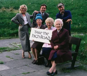 TV Programme Take the High Road Cast members from TV programme Take the High