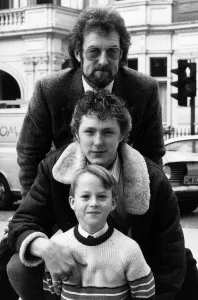 TV programme John Lennon A Journey in the Life 1985 with top to bottom Bernard