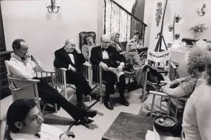 TV Programme: Are You Being Served August 1977 The cast takes a snooze between