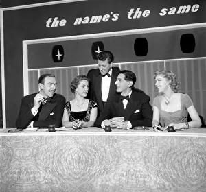 TV Programmes. The new television parlour game The Names the Same