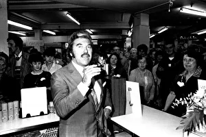 TV sports personality Dickie Davies was a guest of honour at Binns department store in