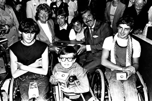 TV sports personality Dickie Davies was a guest of honour at Binns department store in