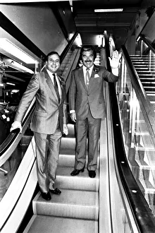 TV sports personality Dickie Davies was a guest of honour at Binns department store in