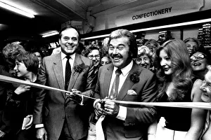 TV sports personality Dickie Davies was a guest of honour at Binns department store in