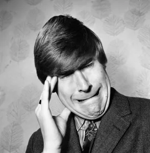 TV star impressionist Mike Yarwood. 19th December 1968