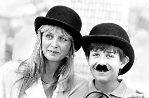 Twiggy actress as Hannah with Joe Geary actor as Charlie Chaplin