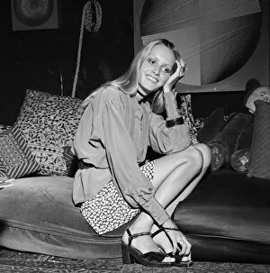 Images Dated 3rd October 1970: Twiggy, pictured in 1970. Twiggy. model and actress
