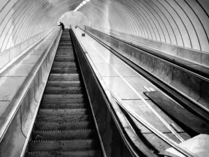 00380 Prints: The Tyne Tunnel, runs under the River Tyne from Howdon in North Tyneside to Jarrow in