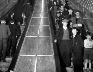 00380 Prints: The Tyne Tunnel, runs under the River Tyne from Howdon in North Tyneside to Jarrow in