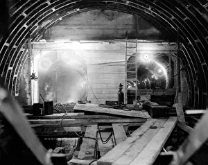 00380 Prints: The Tyne Tunnel, runs under the River Tyne from Howdon in North Tyneside to Jarrow in