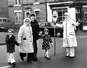 Tyne and Wears new modern uniforms for school crossing officers - lollipop women in
