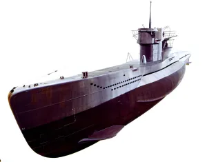 A Type VII U-boats the most common type of German World War II U-boat used during