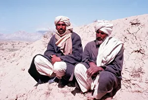 00134 Prints: Typical Afghan Tribesmen between the cities of Kabul and Khandahar in Afghanistan