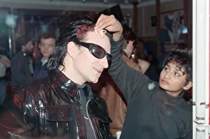 U2 filming the video for their single Even Better Than the Real Thing