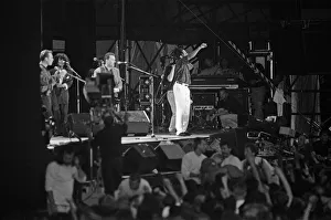 UB40 performing in concert at Birmingham Citys St Andrews stadium